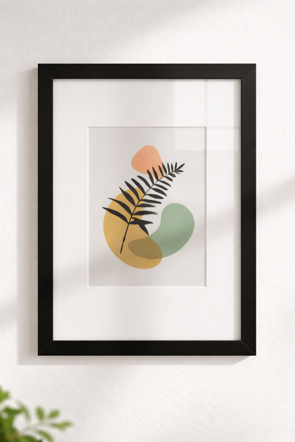 KM Trend Bilderrahmen 21x30 – Schwarz moderner Deko Rahmen Hochformat