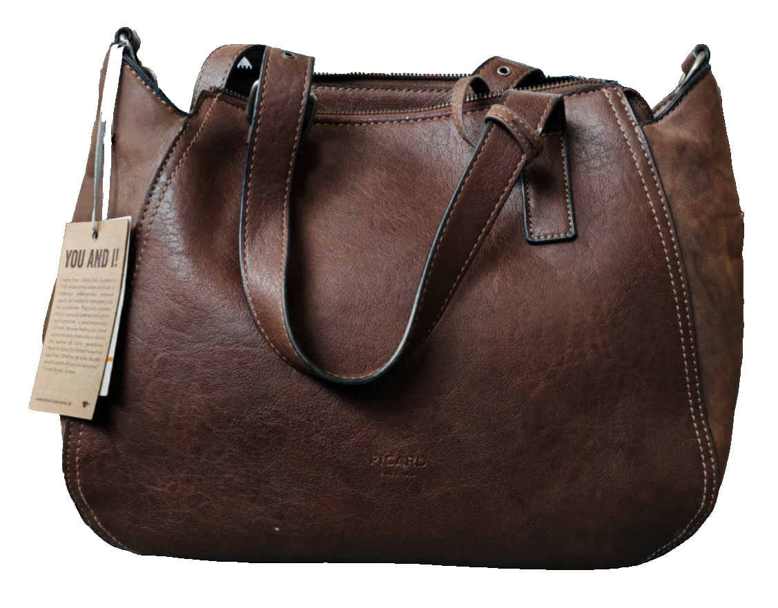 PICARD Texas Damen Ledertasche Braun Schultertasche Shopper Echtleder 2208 H3