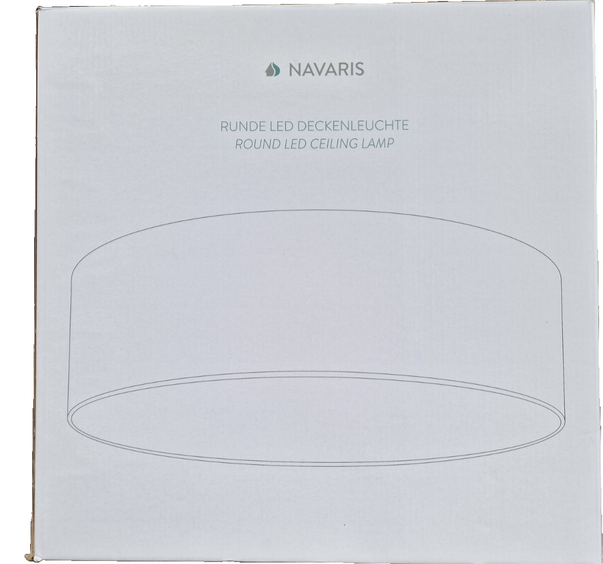 Navaris Runde LED Deckenleuchte, Fernbedienung
