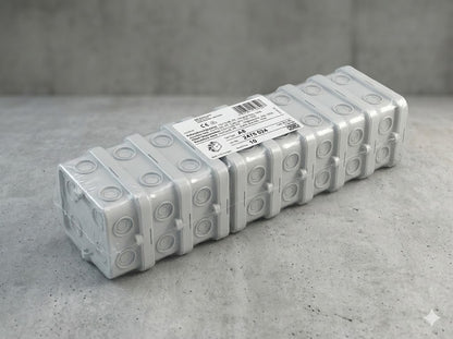 OBO Kabelabzweigkasten 75x75x36 mm PE lichtgrau IP54 9 Stück Set