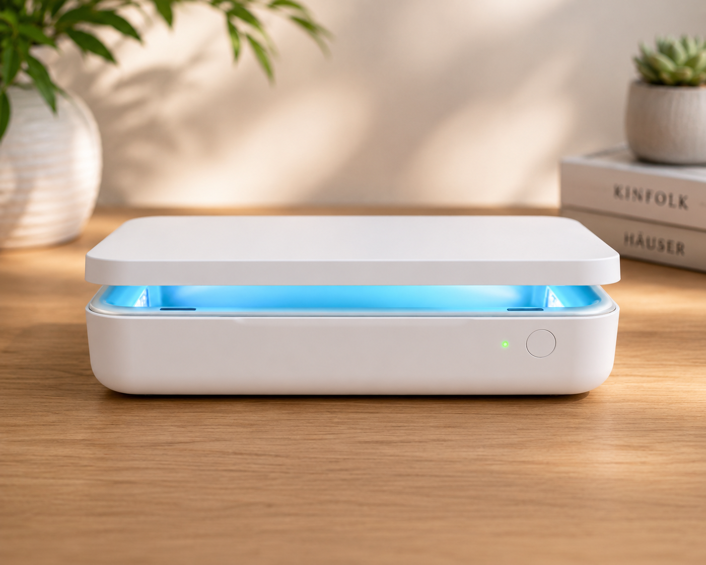 Samsung UV Desinfektionsbox Qi Ladegerät UV Sterilisator Smartphone Handy Box A6