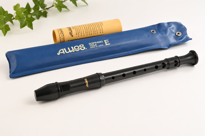 Aulos 803E Sopran Blockflöte Barockgriff Flöte Etui Instrument Musik