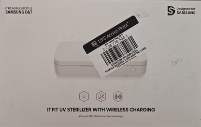 Samsung UV Desinfektionsbox Qi Ladegerät UV Sterilisator Smartphone Handy Box A6