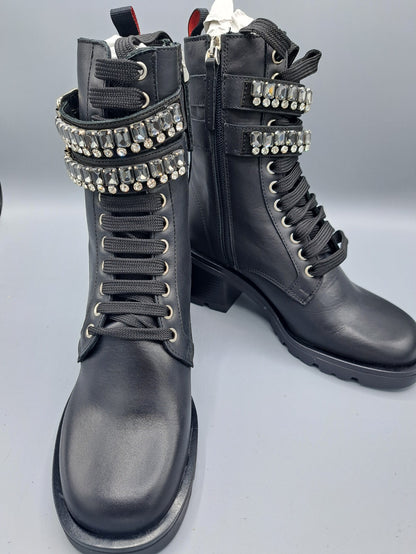 Max & Co Deducono Stiefel Damen Leder Schwarz Gr. 36 Boots