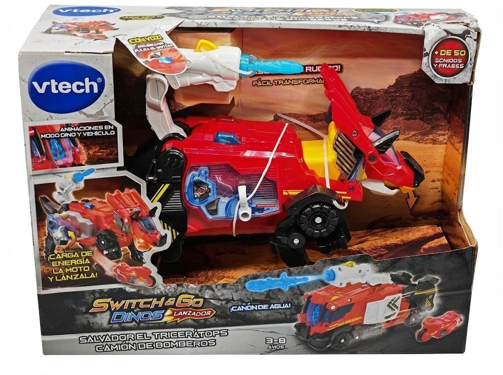 VTech Switch & Go 2-in-1 Dino Auto – Spielzeugfahrzeug mit Verwandlungsfunktion