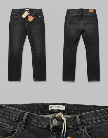 Strandfein Menswear Jeanshose Lang Jeansschwarz Herren Größe 48 Denim
