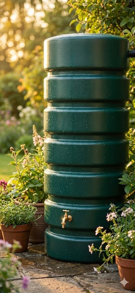 Garantia Zisterne Classico 650 l | Regenwassertank Dunkelgrün