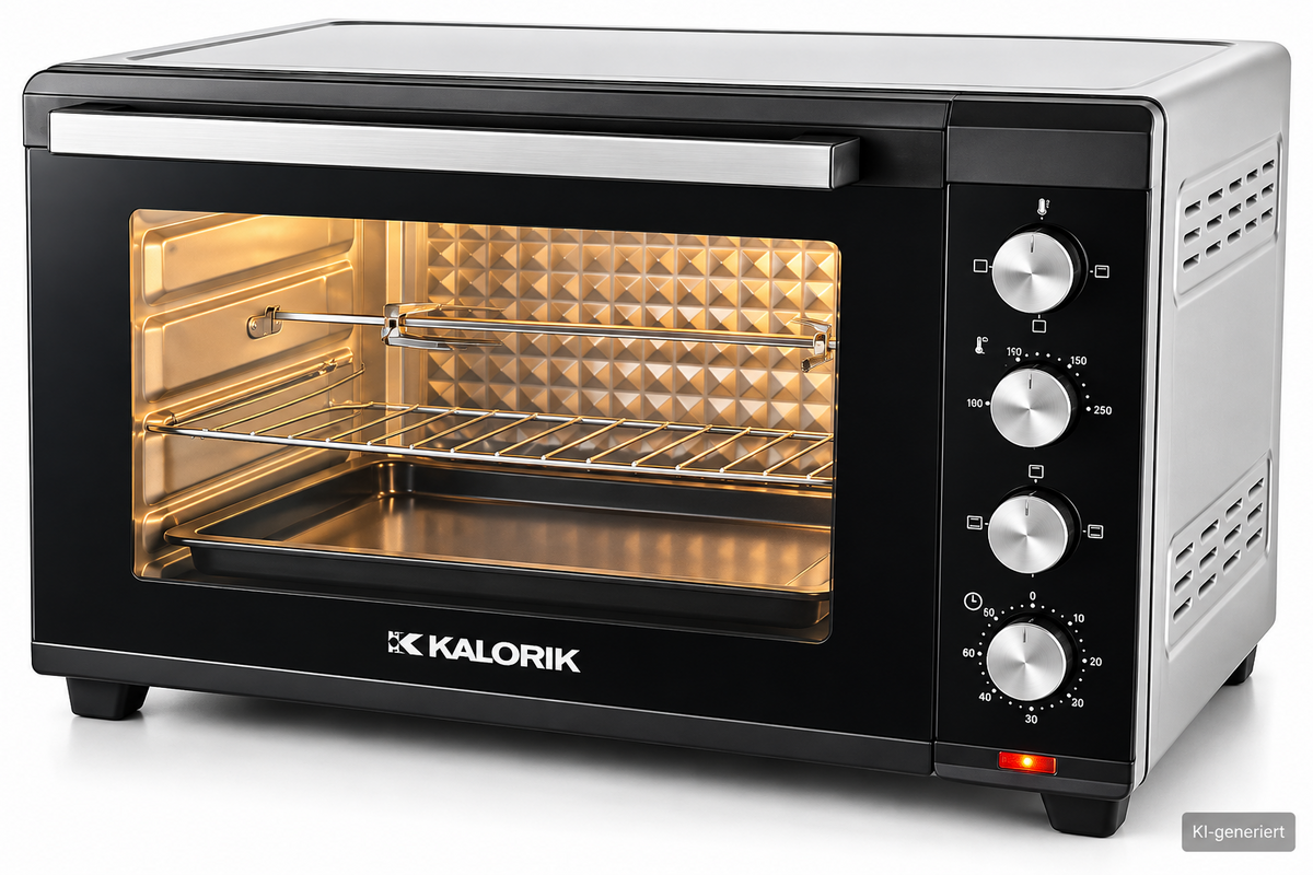 Kalorik TKG OT 2035 CRL Minibackofen 60L Drehspieß Umluft 2000W Backofen  HA25