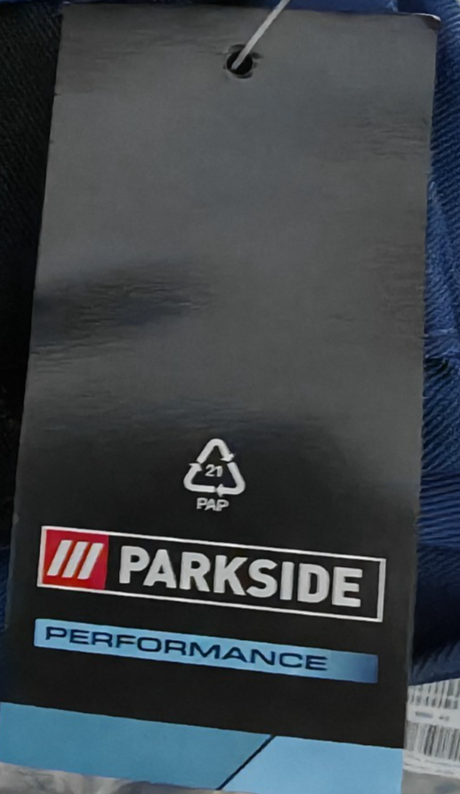 PARKSIDE Arbeitshose Herren Gr. 46 Blau Lange Hose Arbeitskleidung Berufshose D3