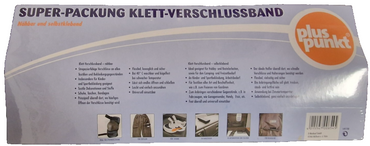 Pluspunkt Super Packung Klettverschlussband, 8 Stück