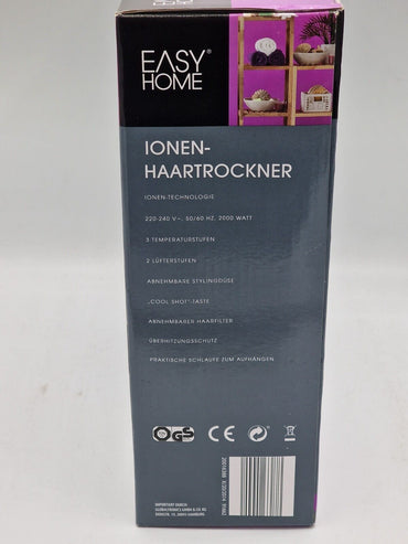 EASY HOME® Ionen-Haartrockner, GT-HDI-06, Föhn, Badezimmer