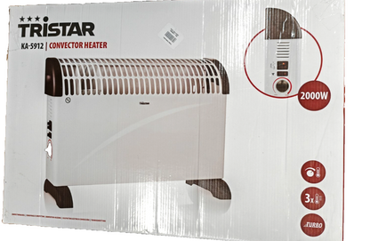 Tristar KA-5912 Konvektor Heizung 2000W Turbo Thermostat 3 Heizstufen Weiß HA28