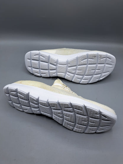 SKECHERS Damen-Sabot Summits Mesh Atmungsaktiv Weiß Größe 41 ✅