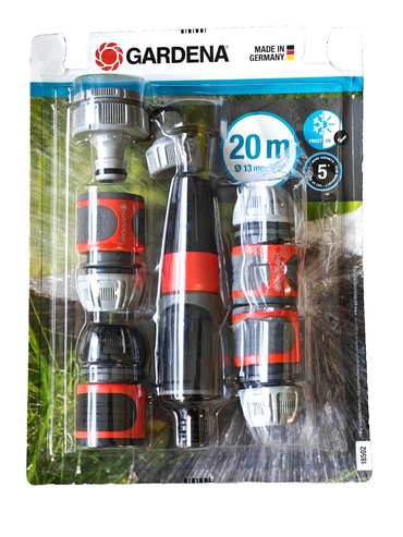 Gardena Schlauchwagen-Set CleverRoll S | 20 m Gartenschlauch & Zubehör