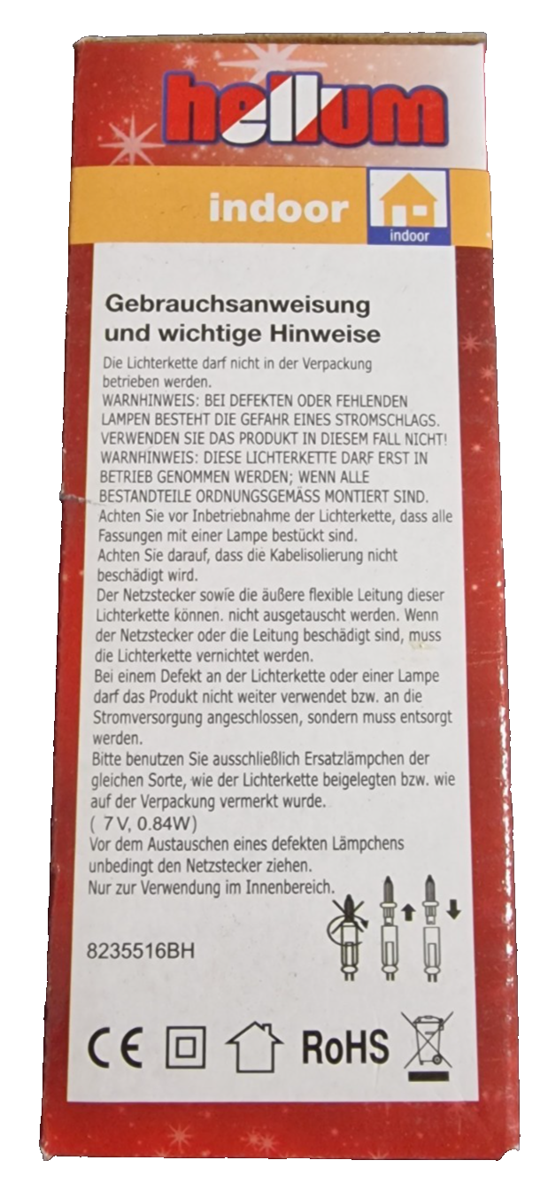 Hellum Mini-Lichterkette 35 Kerzen