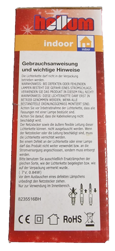 Hellum Mini-Lichterkette 35 Kerzen