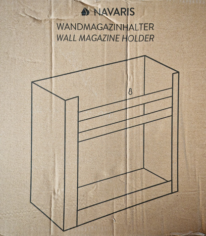 Navaris Zeitungshalter Wand Zeitungskorb Zeitschriftenhalter Briefablage HO-A9