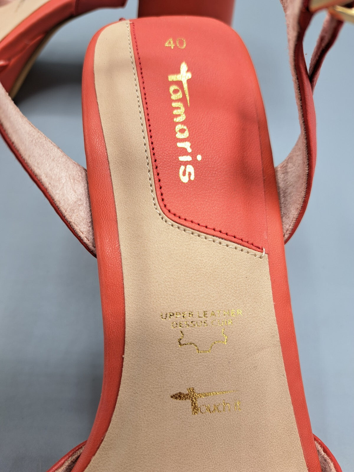 Tamaris Damenschuhe Elegant Rot Größe 40 Bequeme Damen Schuhe