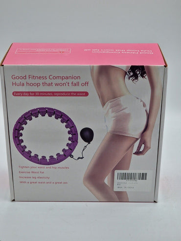 Smart Hula Hoop Hula-Hoop-Reifen 22 Knoten Hula Fitness Hoop, Lila