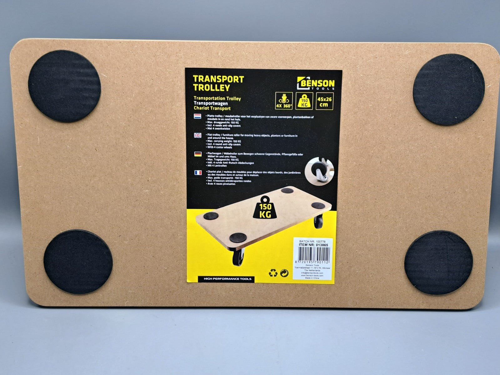 Benson Tools Transport Trolley 45x26cm