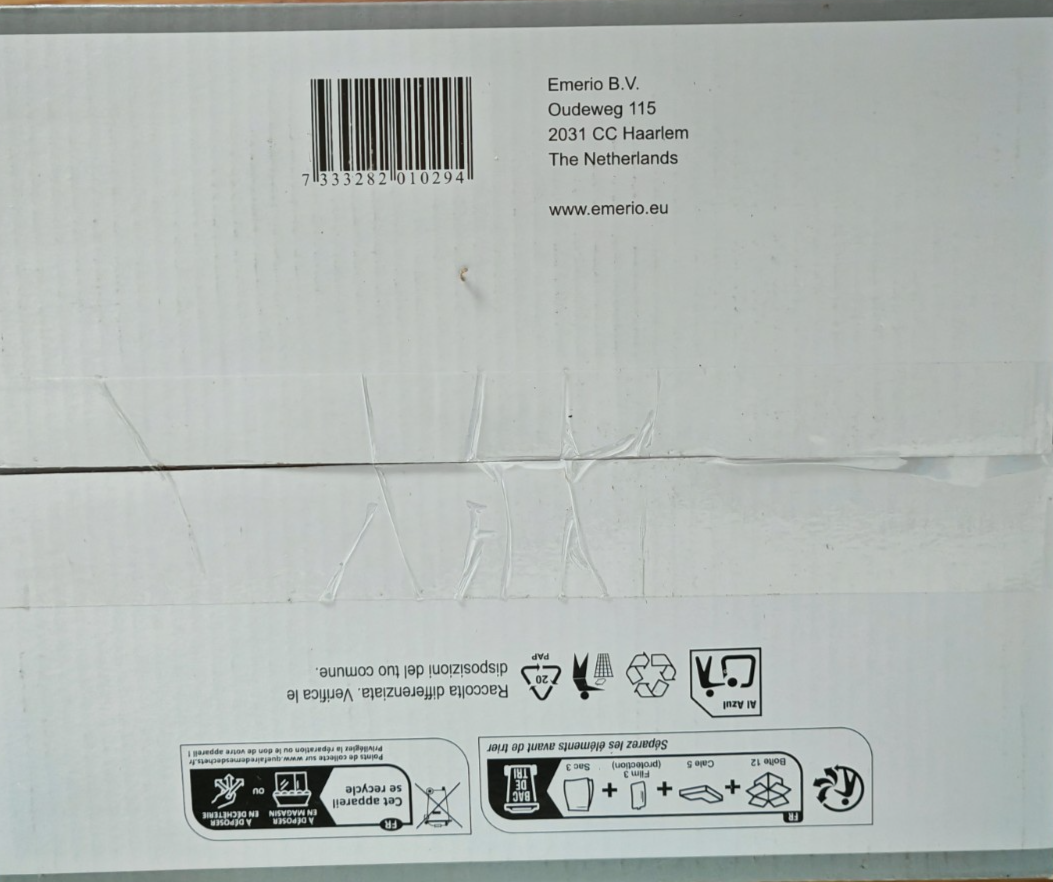 Emerio WK-125145 Glas Wasserkocher 1,2L 2200W LED BPA-frei Edelstahl HO-A5