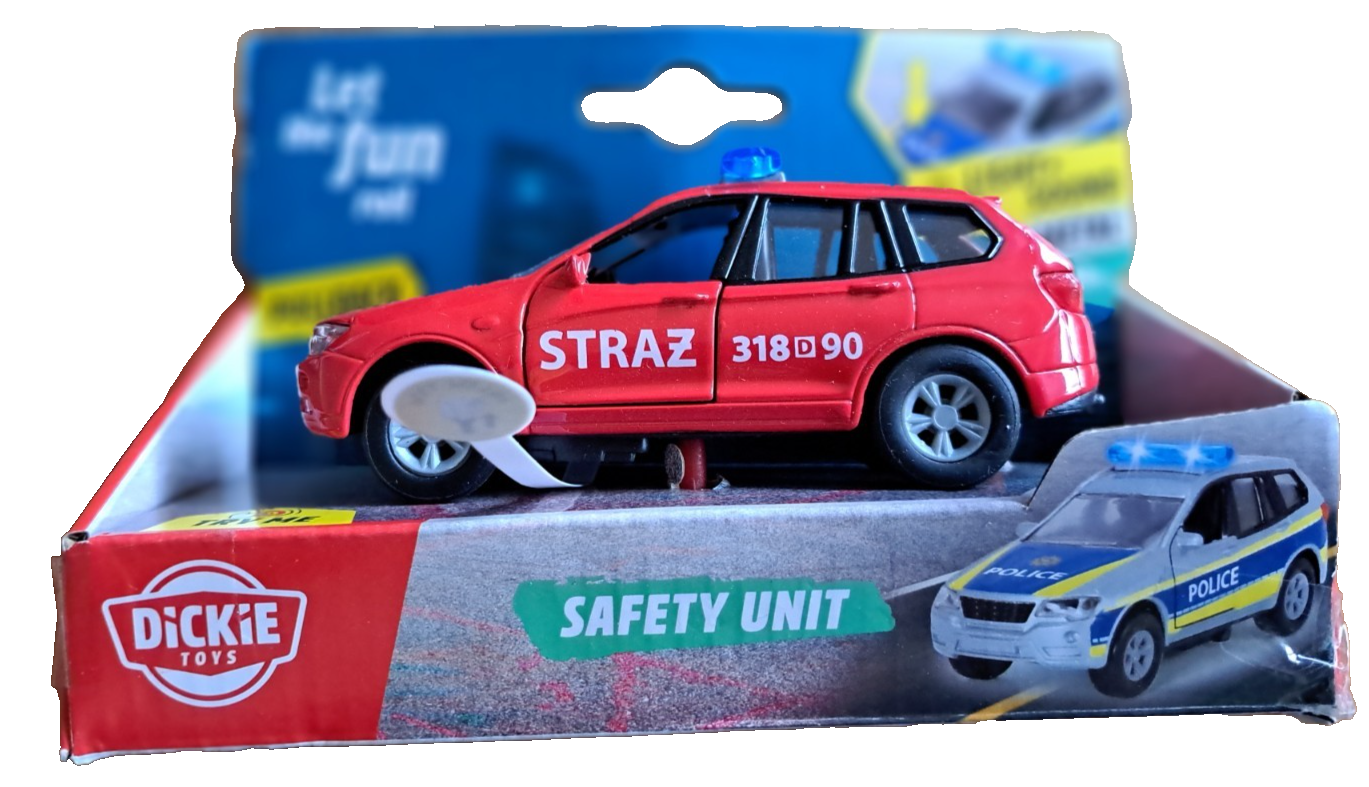 Dickie Toys - Safety Unit Einsatzfahrzeug - 1:36 - 1 Stück  STRAZ