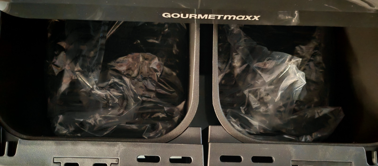 GOURMETmaxx Heißluftfritteuse Air Fryer 4,5L Doppelkammer Touch 12 Programme A22