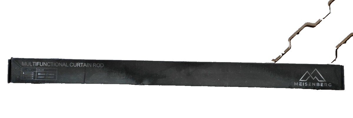 MEISENBERG Teleskopstange 220-270cm Schwarz Ø32mm Klemmstange ohne Bohren HA25