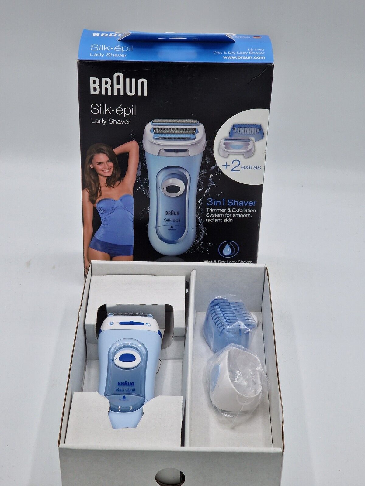 Braun Silk Epil 3 in 1 Shaver, Trimmen, Rasieren, Frauen