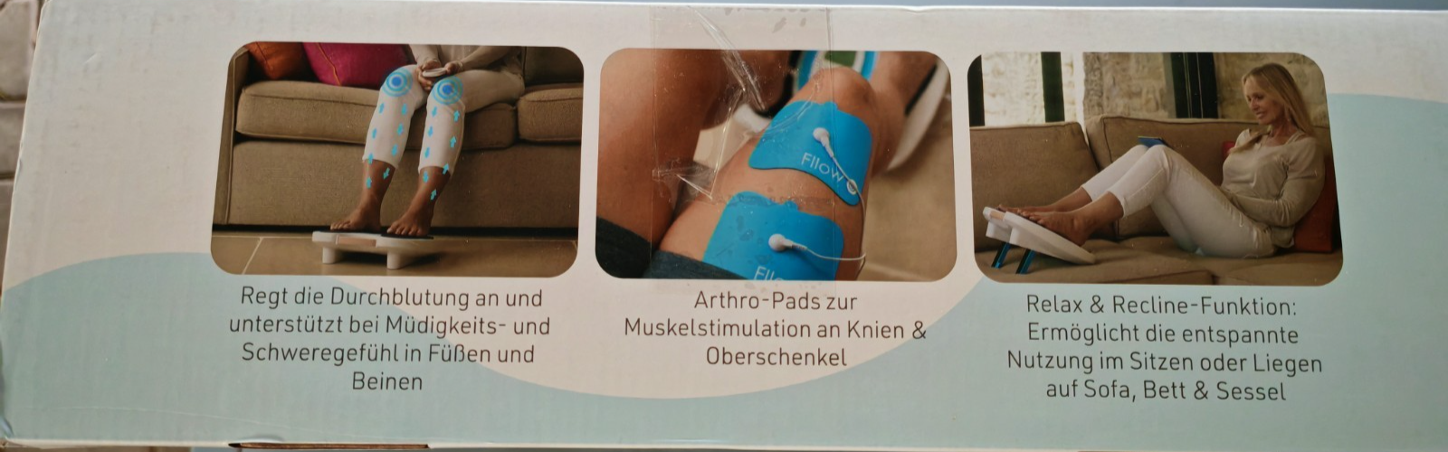 Fllow EMS TENS Fußmassagegerät Elektrostimulation 150 Stufen kabellos HOA3
