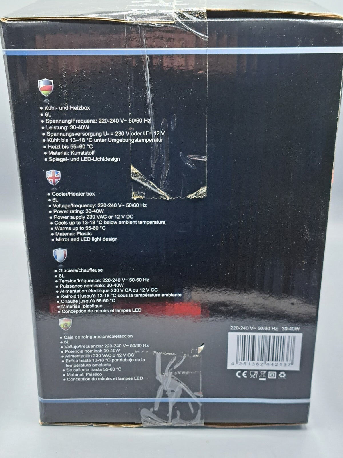 DMS Kühl-/Wärmebox, KB-06P, 6 Liter, Pink