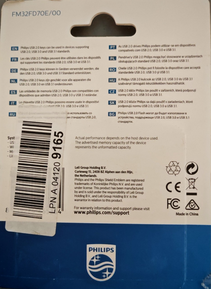 Philips USB Stick 32GB 2er Pack Snow Edition USB 2.0 FM32FD70E/00 96GB A8