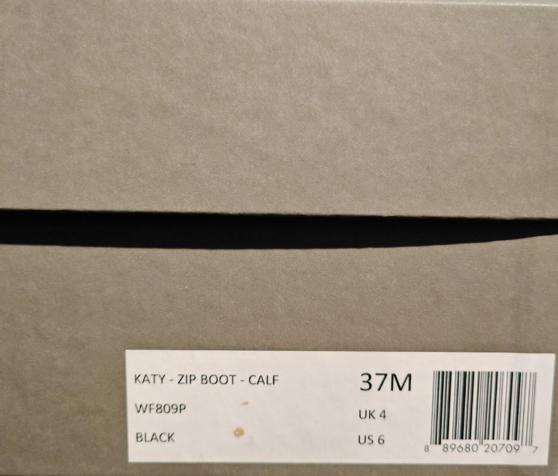 AllSaints Katy Damen Stiefeletten Leder Schwarz Boots Schnürstiefel Gr. 37 G1
