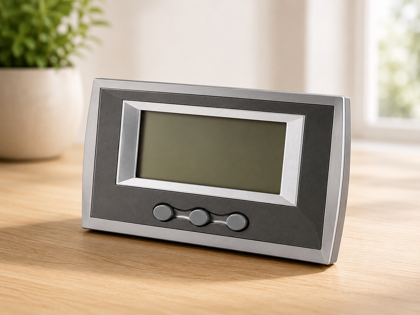 LCD Wecker PTW14554 kompakt Digitalwecker Uhr Alarm Tischwecker LCD