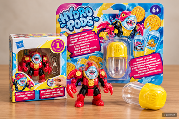 Hasbro Hydro Pods Sammelfigur Battle Spielzeug Überraschung Kapsel ab 6 Jahre D6