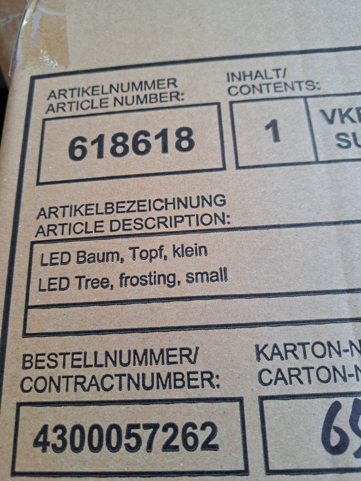 Tchibo LED Weihnachtsbaum Deko im Topf Beleuchtet Weihnachtsdeko