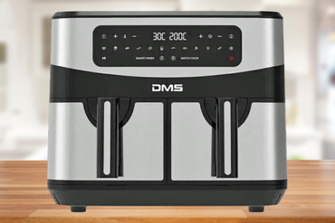 Doppel-Heißluftfritteuse DMS 11L Fritteuse Doppelkammer Digital XXL HF-11S NEU