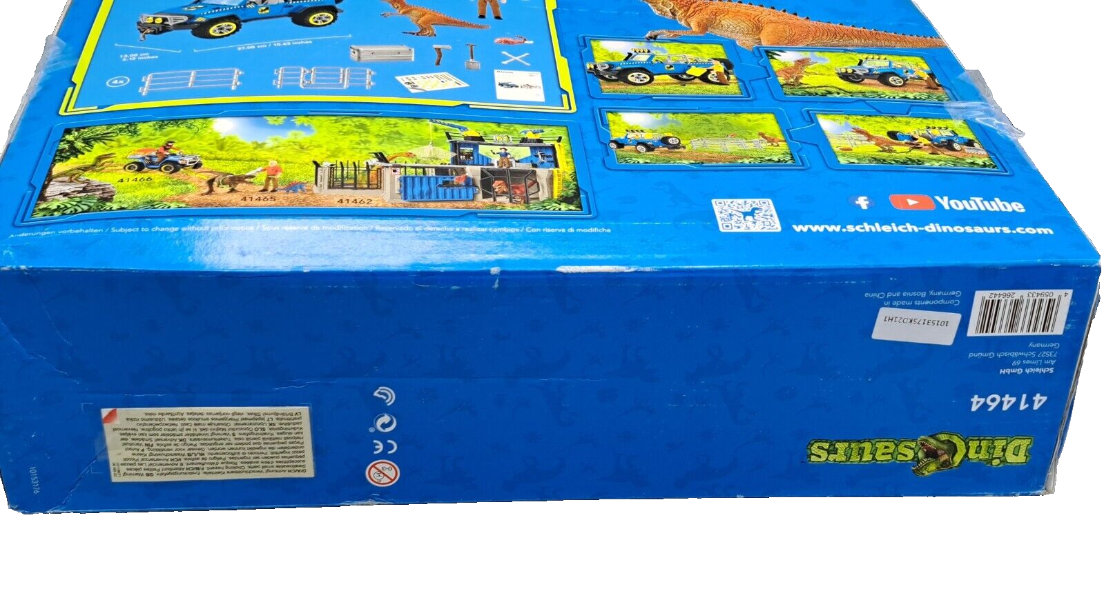 Schleich Geländewagen mit Dino-Außenposten - Mehrfarbig (41464)