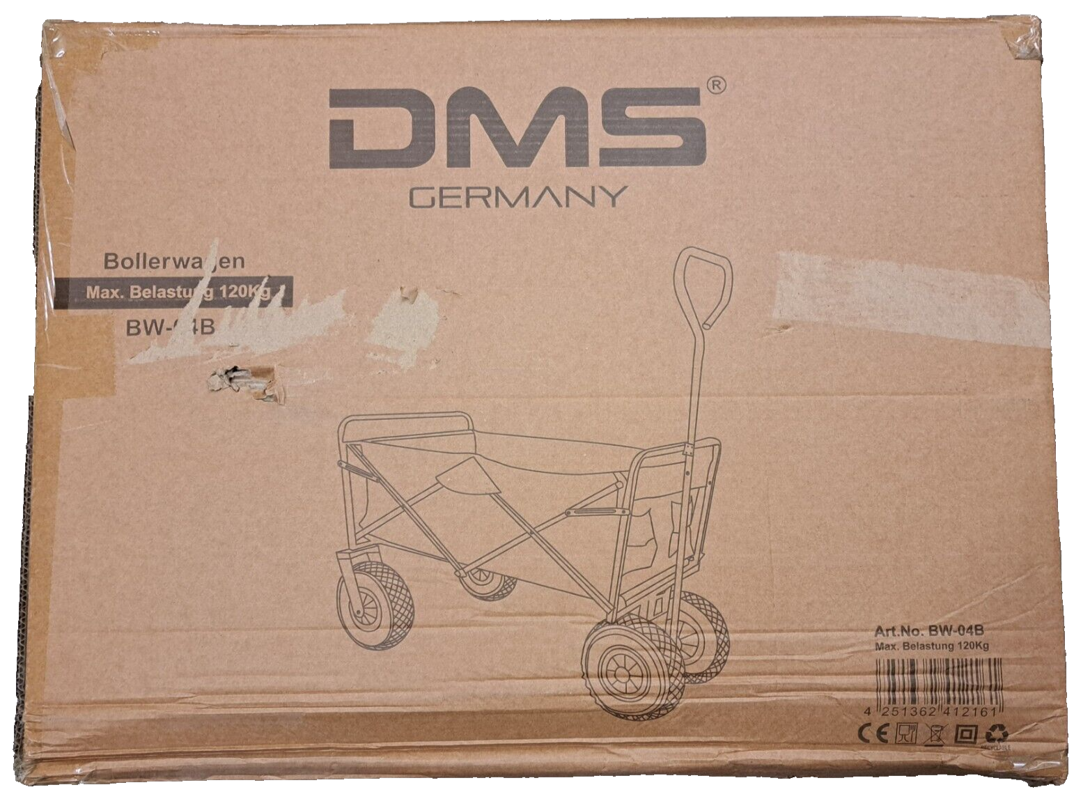 DMS BW-04B Bollerwagen , faltbar, Neue Retoure, Outdoor