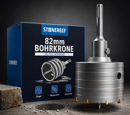 Bohrkrone 82mm SDS Plus Dosenbohrer Steckdosenbohrer Kernbohrer A9 G