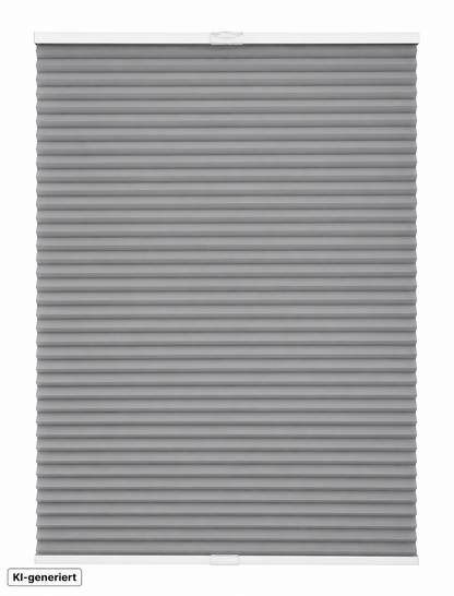 Plissee 80x130 cm Taupe Sichtschutz Klemmfix schnurlos ohne Bohren Klemm HA1