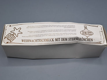 Inge-Glas, Mundgeblasene und Hanverzierte Christbaumspitze