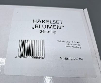 Häkelset Blumen 26-teilig DIY Amigurumi Tulpen Häkeln Bastelset Geschenk D9