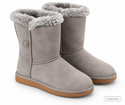 Sorbetto Accessori Stiefel Gr. 36-37 Grau Gefüttert Winterboots Quercia G2