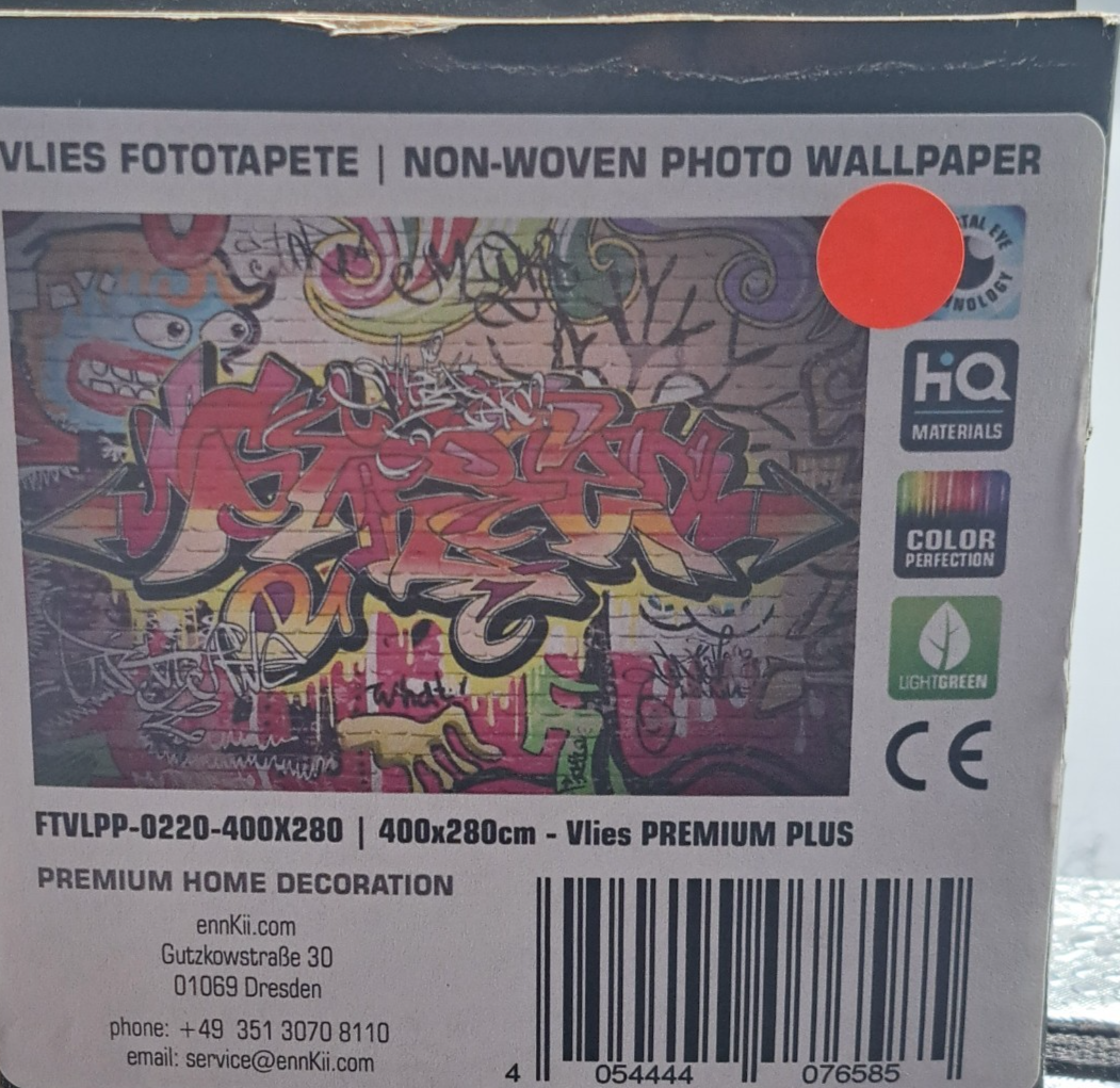 EnnKii Fototapete 400x280 cm Vlies Premium Plus, Non-Woven