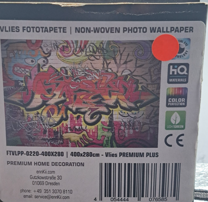 EnnKii Fototapete 400x280 cm Vlies Premium Plus, Non-Woven