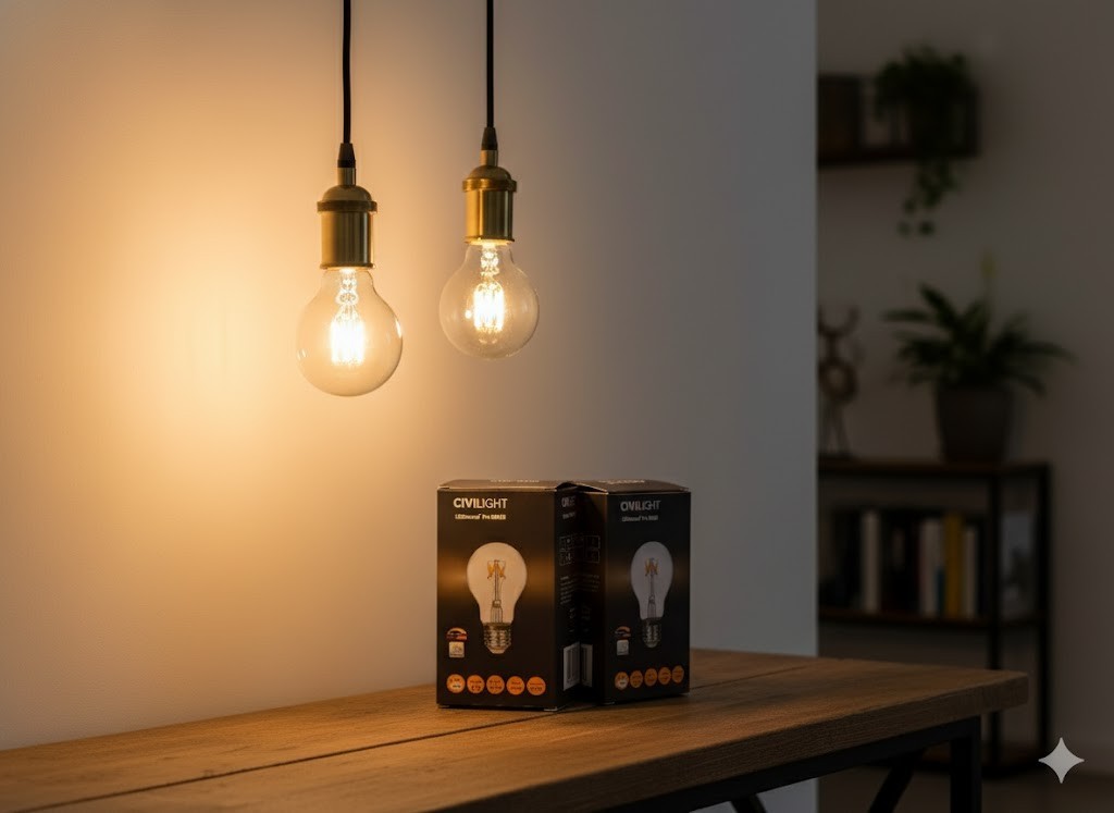 Civilight LEDincand Pro WA60, 40W, 470 Lumen, 2 Stück