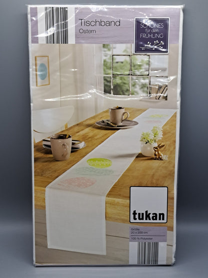 Tukan Ostern Tischläufer /Decke Tischband - Ostern  Ca. 20 x 200 cm