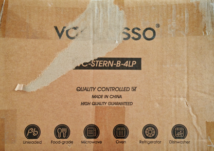 vancasso STERN Geschirr Set Blau 4 Personen Steingut Teller Servierplatten HOA18