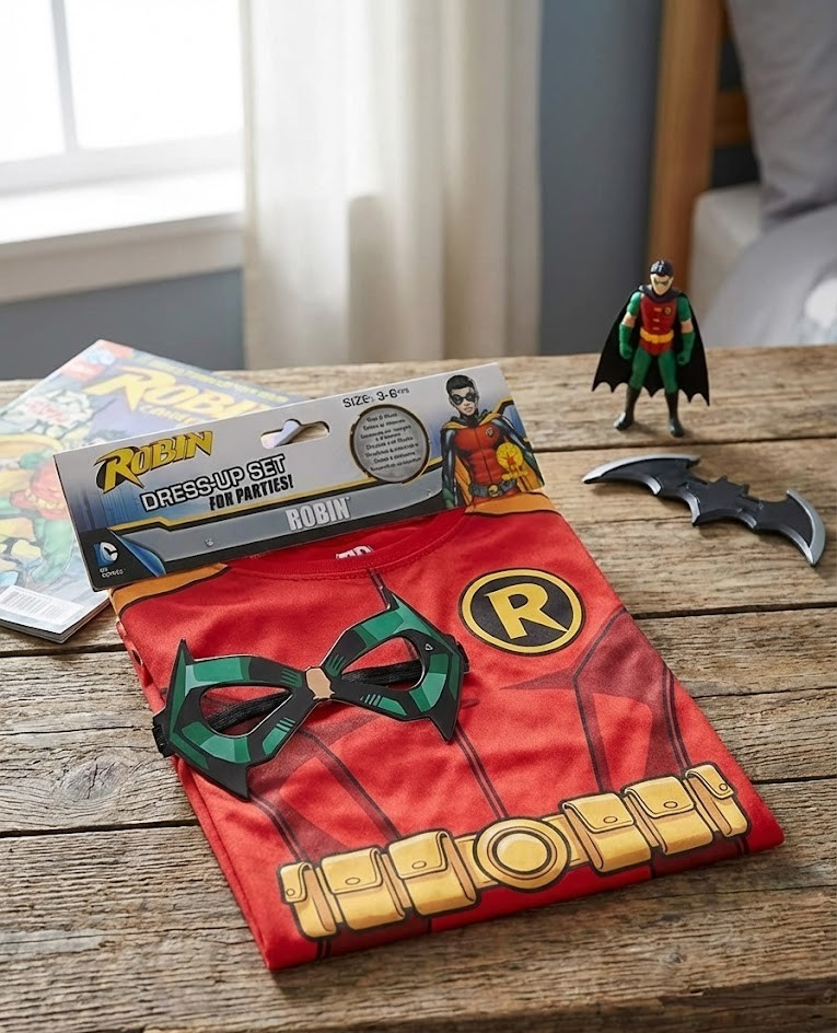 Disguise DC Comics Robin Dress-Up Set | Verkleidung Kinder 3–6 Jahre